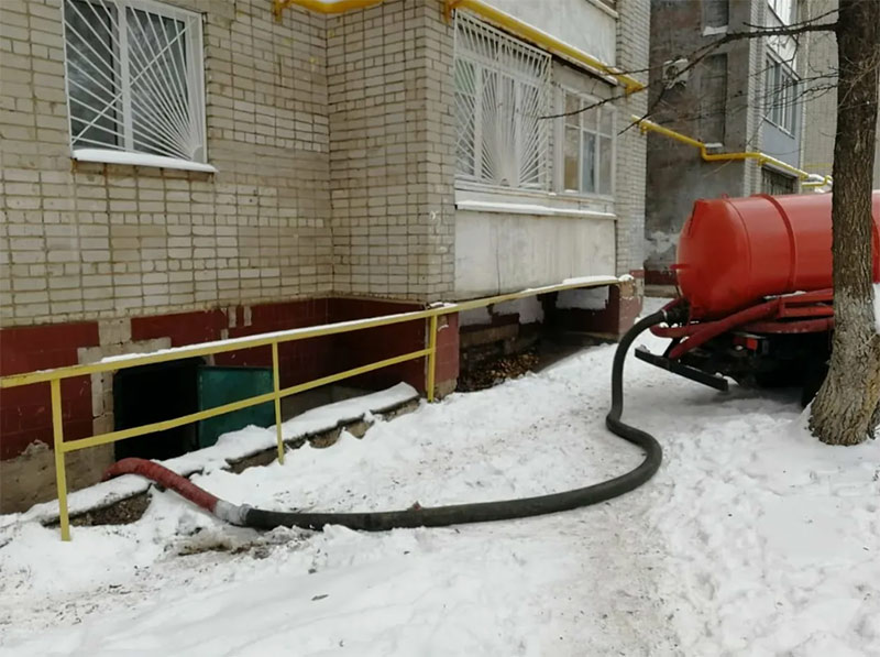 Откачка воды из подвала  Лобня